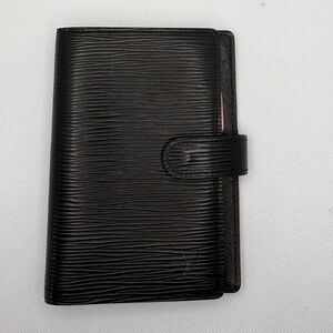 Louis Vuitton Black Epi agenda